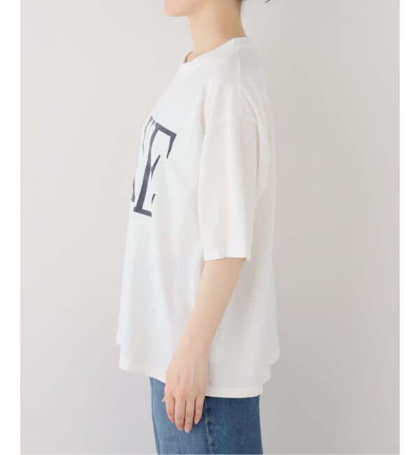 FRAMeWORK「ラフィー天竺ネームロゴTEE」|Tシャツ・カットソー|