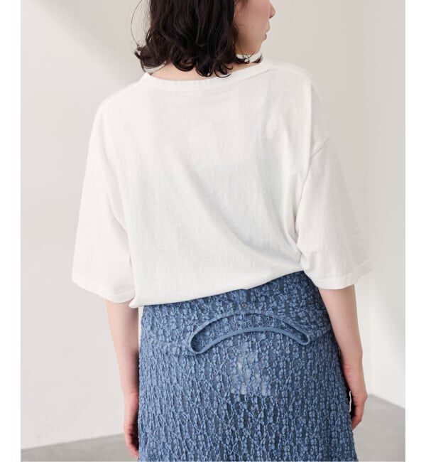 FRAMeWORK「ラフィー天竺ネームロゴTEE」|Tシャツ・カットソー|