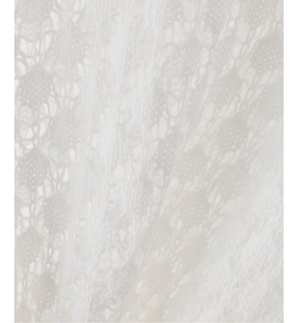 Spick and Span「透かし編み ポロシャツニットカーディガン」|カーディガン|