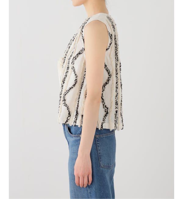 FRAMeWORK「ARCHI FUZZ JQ S/L TOP」|ダウンベスト・ベスト|