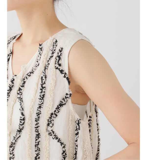 FRAMeWORK「ARCHI FUZZ JQ S/L TOP」|ダウンベスト・ベスト|