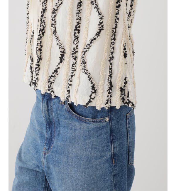 FRAMeWORK「ARCHI FUZZ JQ S/L TOP」|ダウンベスト・ベスト|