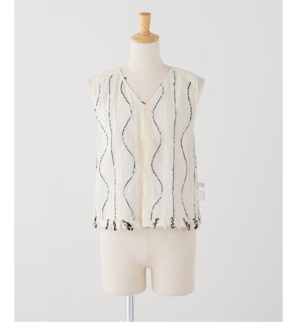 FRAMeWORK「ARCHI FUZZ JQ S/L TOP」|ダウンベスト・ベスト|