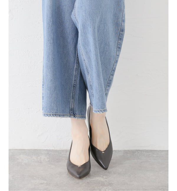  「6.5cm Vカットシームパンプス」|パンプス|