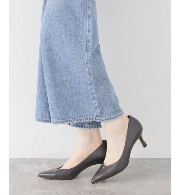  「6.5cm Vカットシームパンプス」|パンプス|