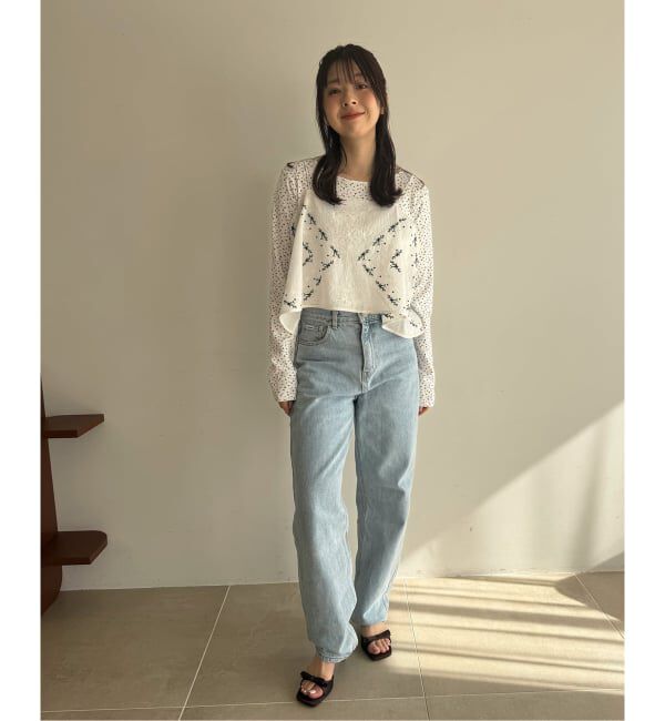  「《WEB限定》Le decore / ル デコレ 6cm lady ribbon サンダル」|サンダル|