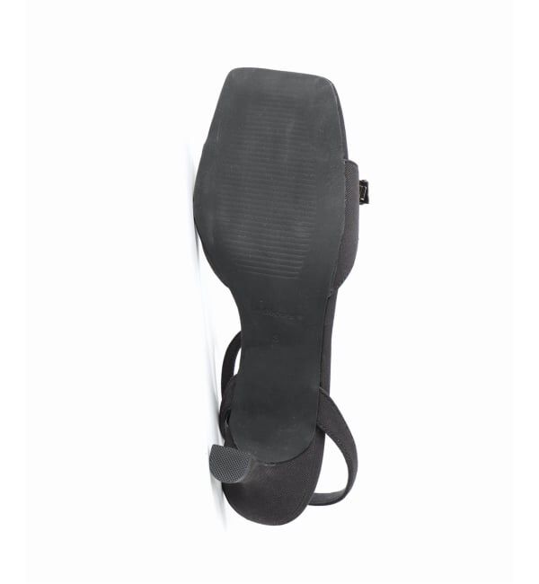  「《WEB限定》Le decore / ル デコレ 6cm lady ribbon サンダル」|サンダル|