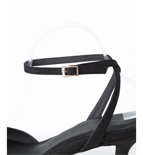  「《WEB限定》Le decore / ル デコレ 6cm lady ribbon サンダル」|サンダル|