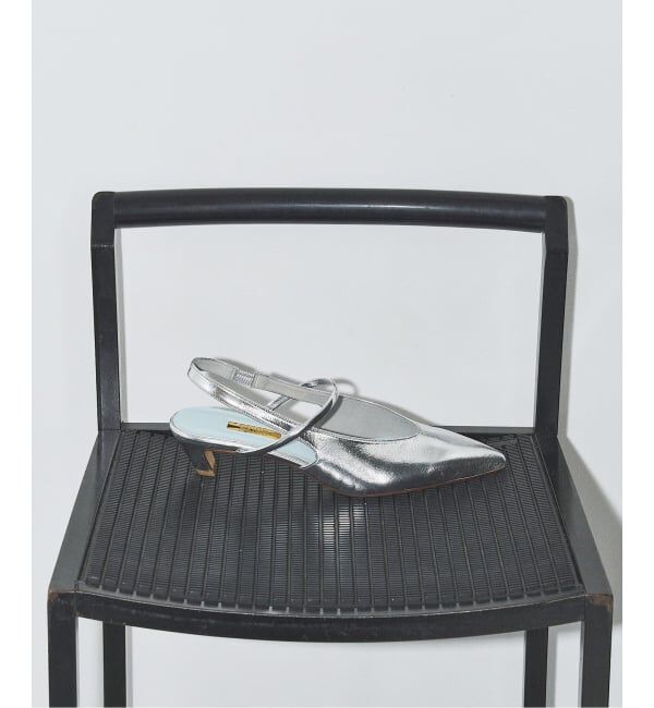 GRISE「GRISE4cmポインテッドUカットストラップスリングバック」|パンプス|