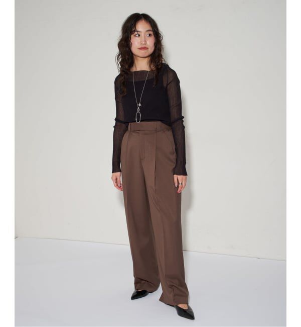 GRISE「GRISE4cmポインテッドUカットストラップスリングバック」|パンプス|