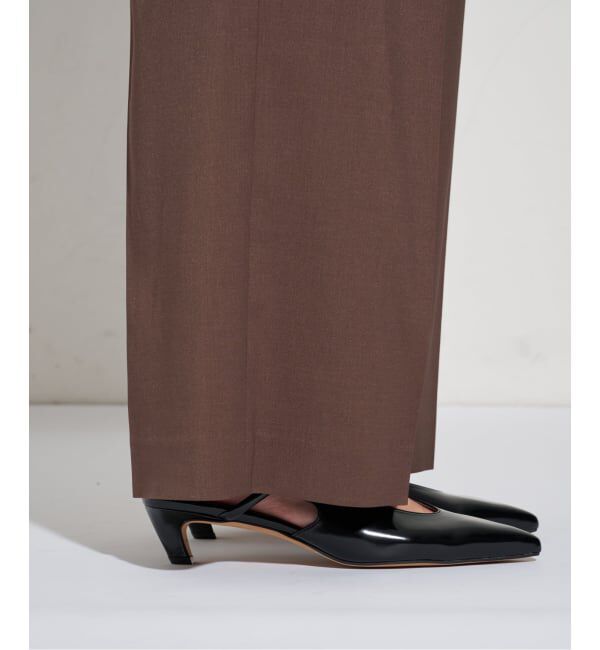 GRISE「GRISE4cmポインテッドUカットストラップスリングバック」|パンプス|