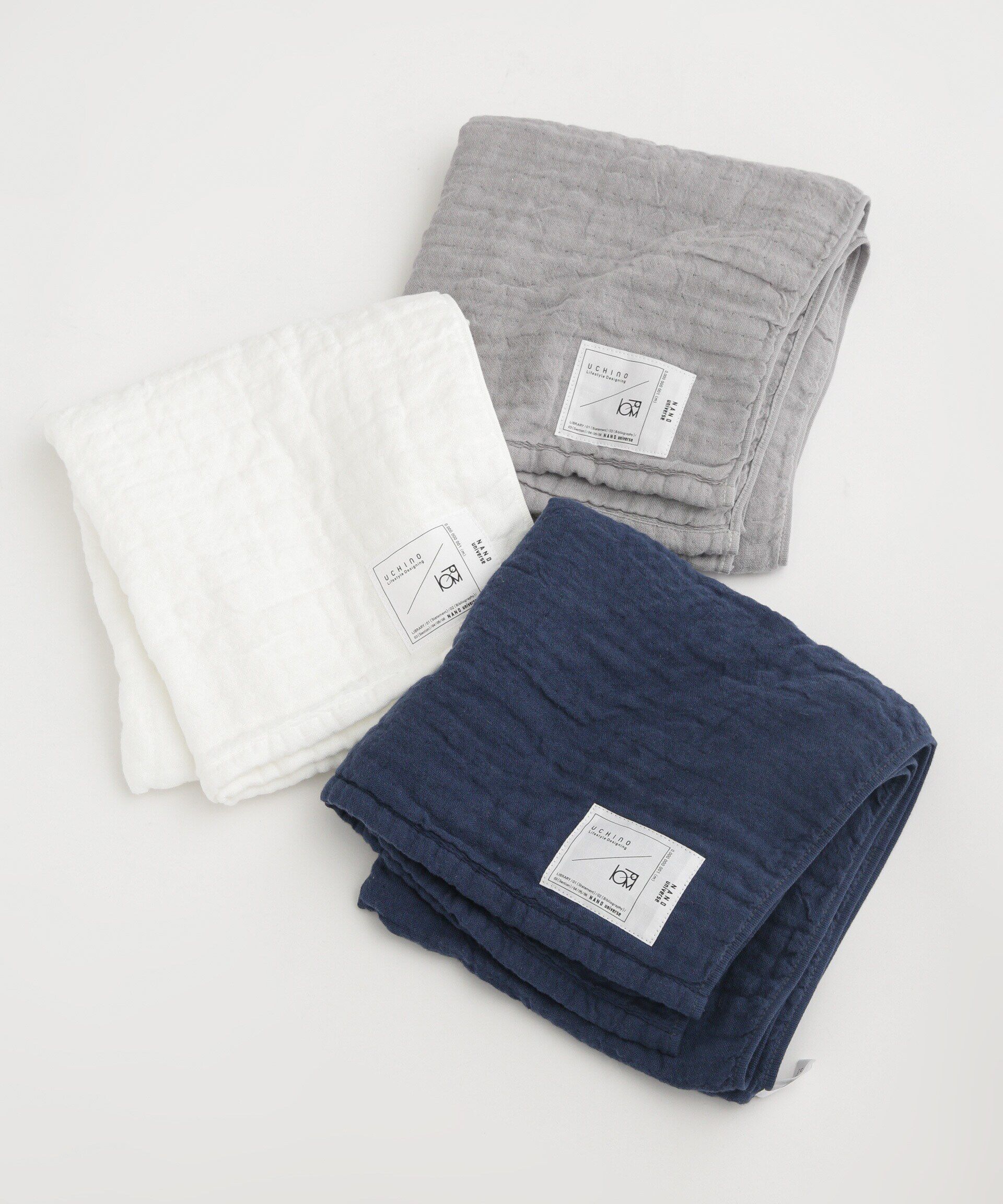 nano･universe「LB.03/「UCHINO&times;NANOuniverse」マシュマロワッフルガーゼバスタオル」|その他|