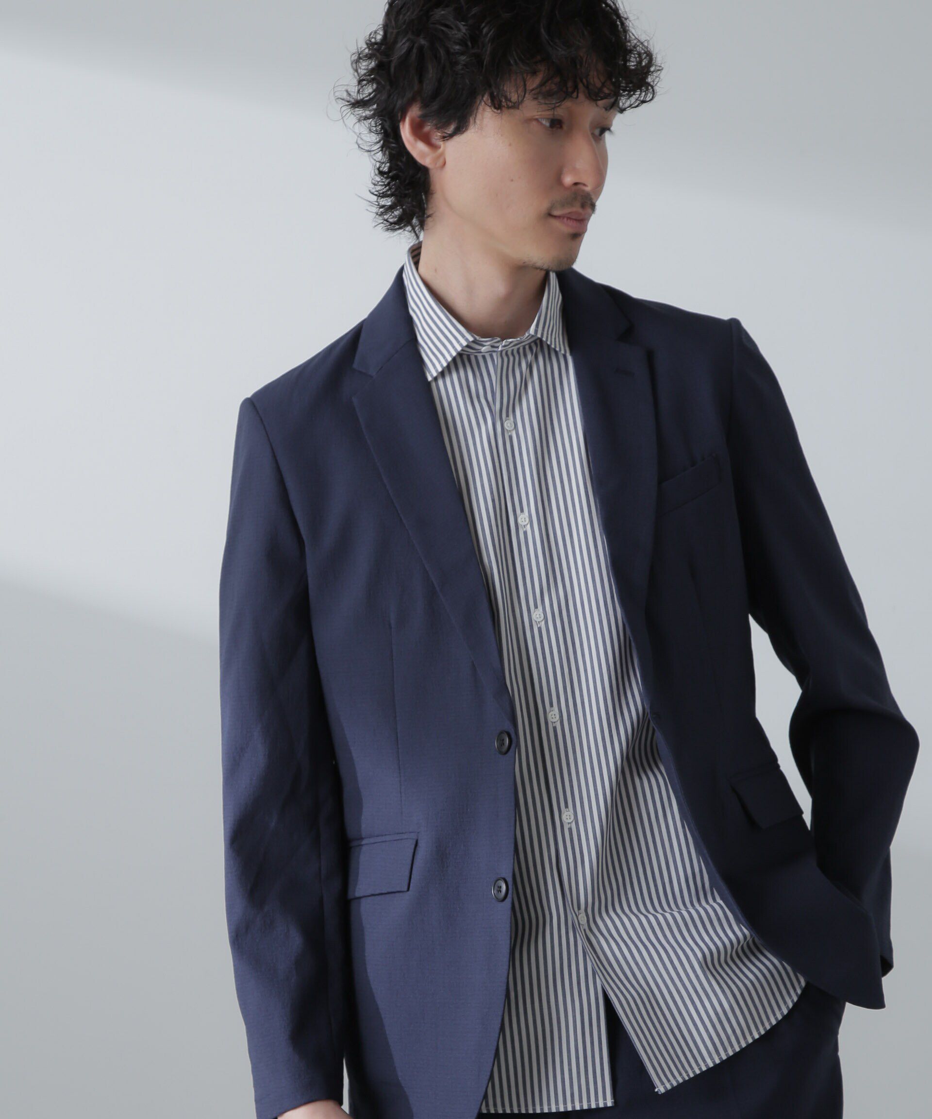 nano･universe「「Damerino」Air ワルツ DotAir(R)撥水ストレッチセットアップ」|スーツ|