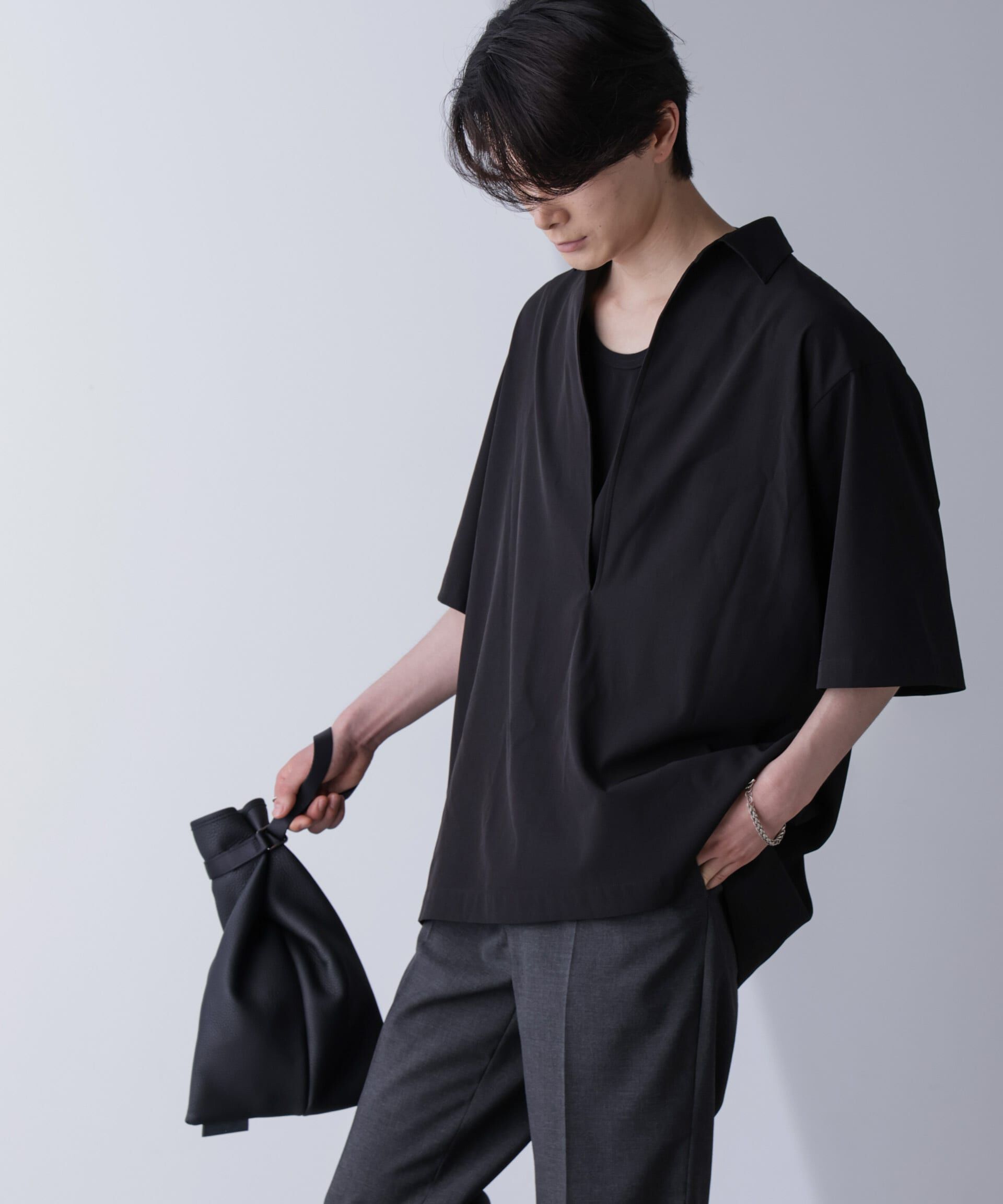 nano･universe「スキッパーPOシャツ 半袖」|シャツ・ブラウス|