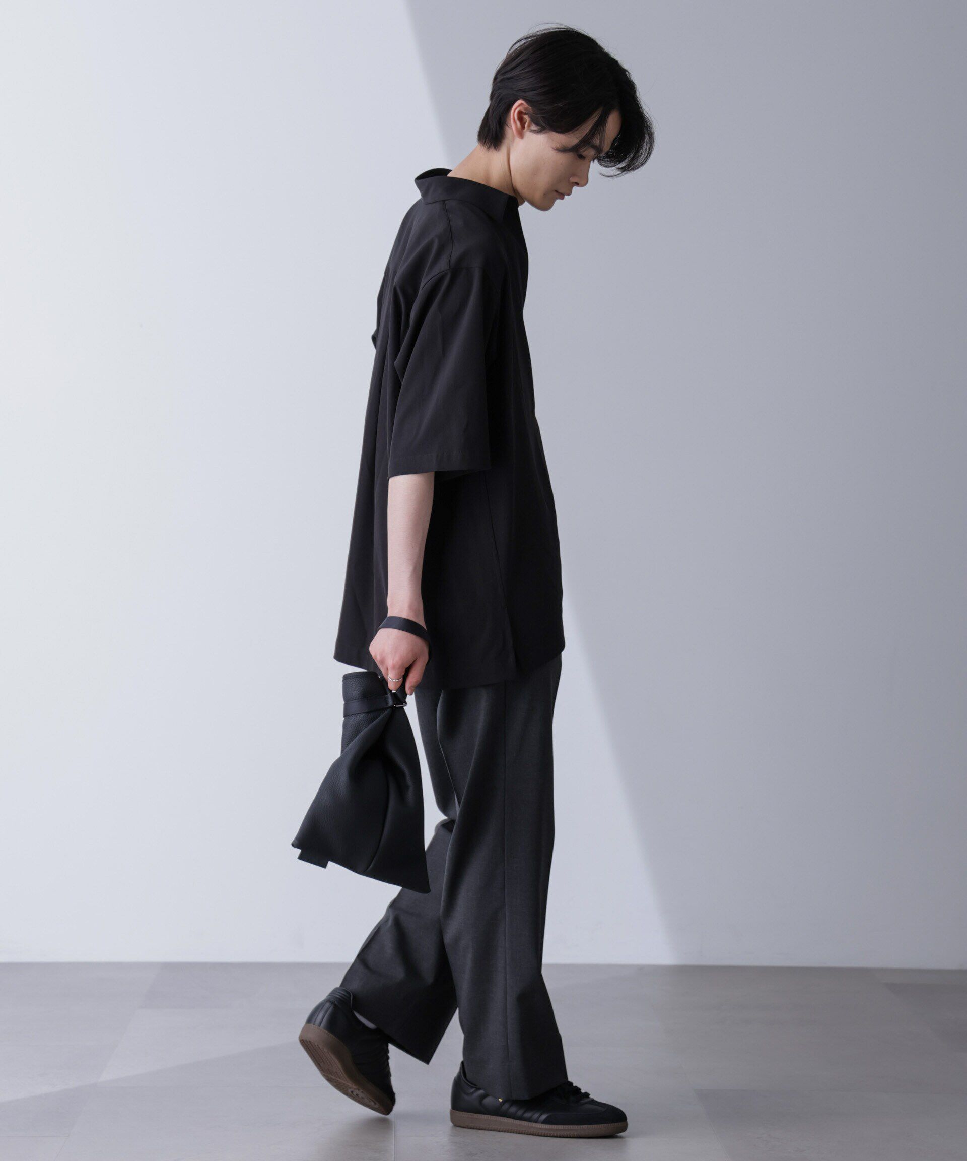 nano･universe「スキッパーPOシャツ 半袖」|シャツ・ブラウス|