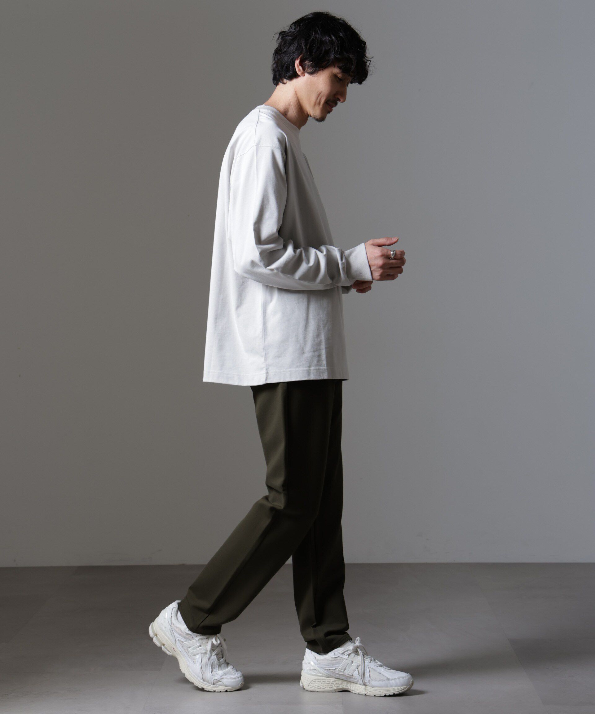 nano･universe「5P テーパードパンツ」|チノ|