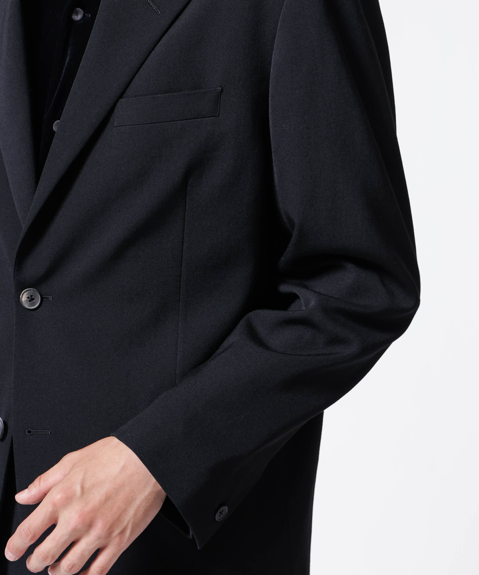 nano･universe「「ASSEMBLANC」2/60ウール2B サックジャケット(セットアップ可)」|スーツ|