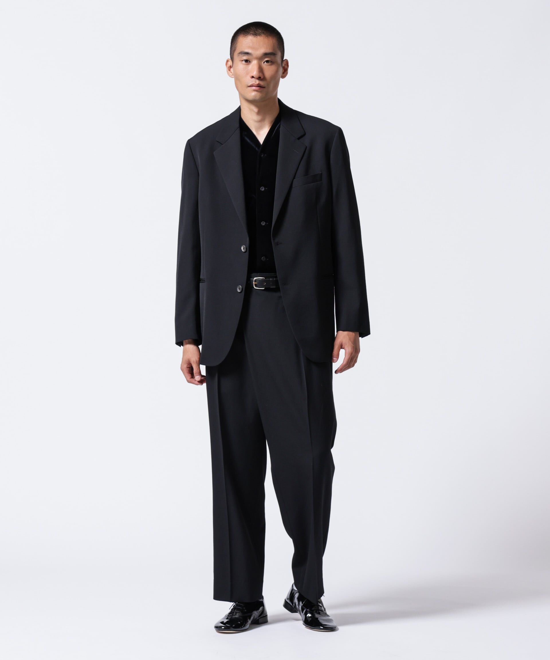 nano･universe「「ASSEMBLANC」2/60ウール2B サックジャケット(セットアップ可)」|スーツ|