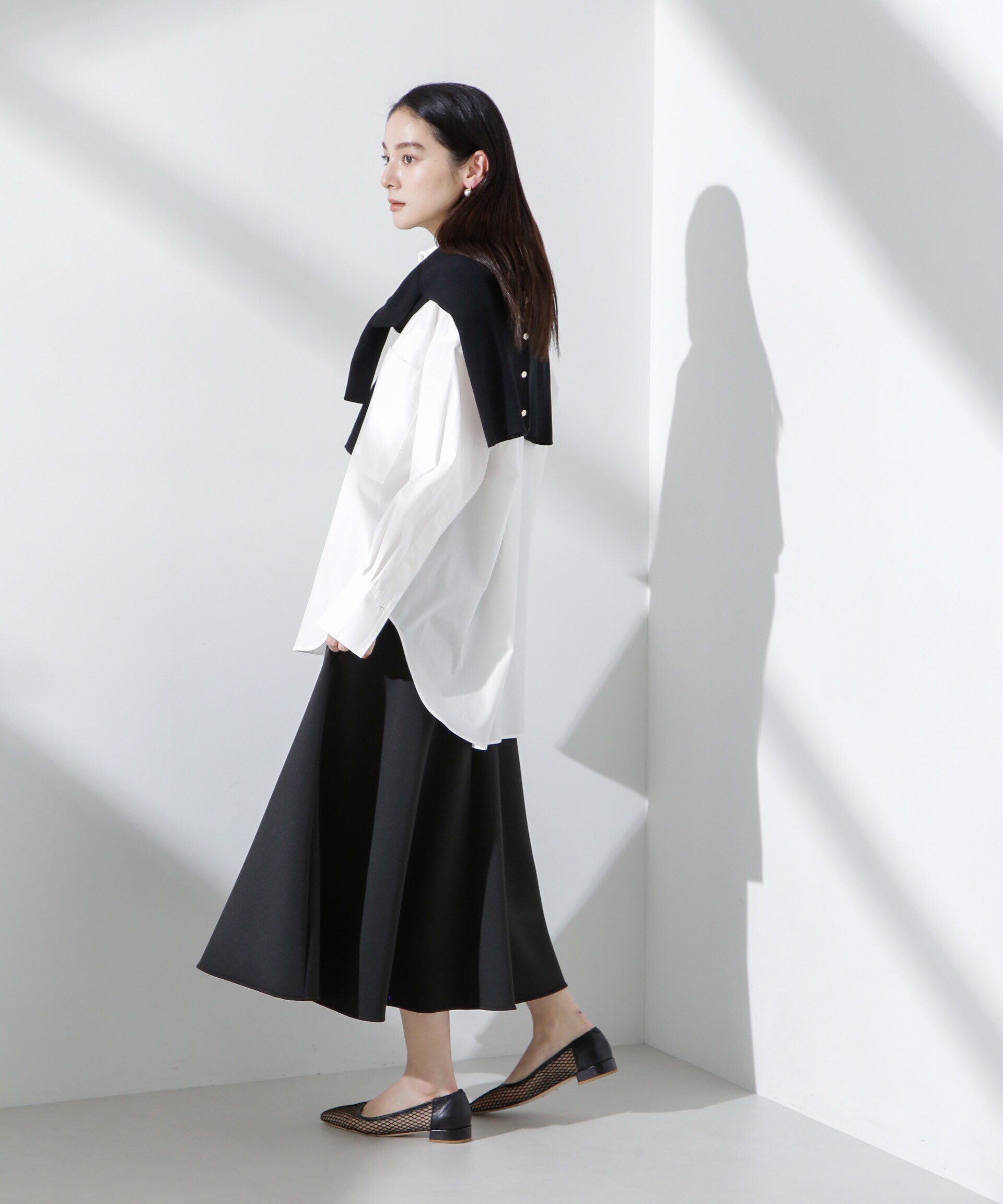 nano･universe「ダンボールサーキュラースカート」|スカート|