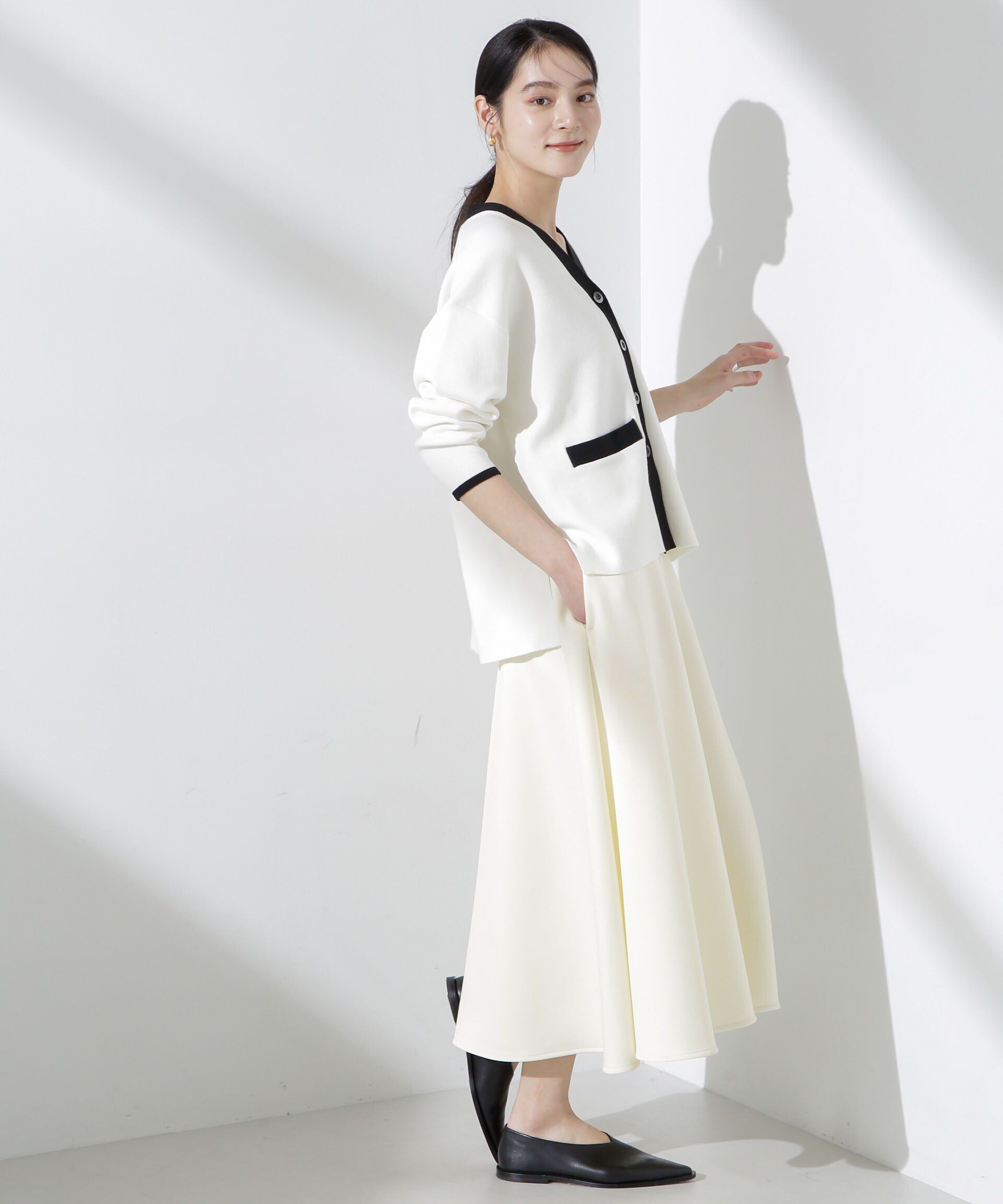 nano･universe「ダンボールサーキュラースカート」|スカート|