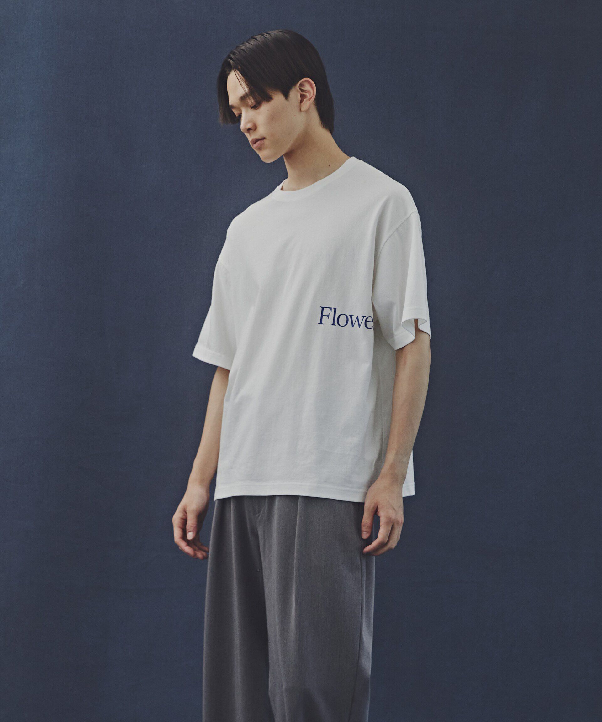 nano･universe「「Commonuse」ヴィンテージライク Flowers Tシャツ」|Tシャツ・カットソー|