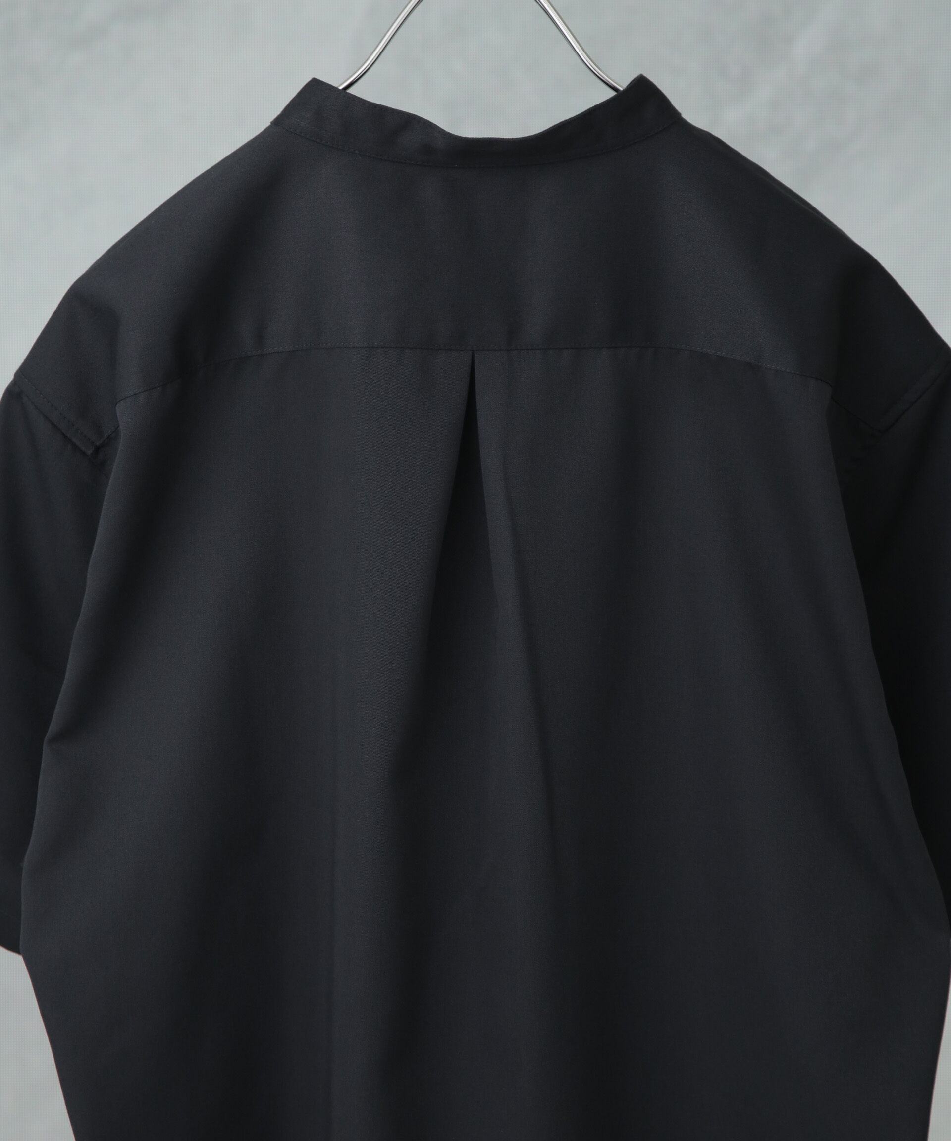 nano･universe「スタンダードバンドカラーシャツ/半袖」|シャツ・ブラウス|