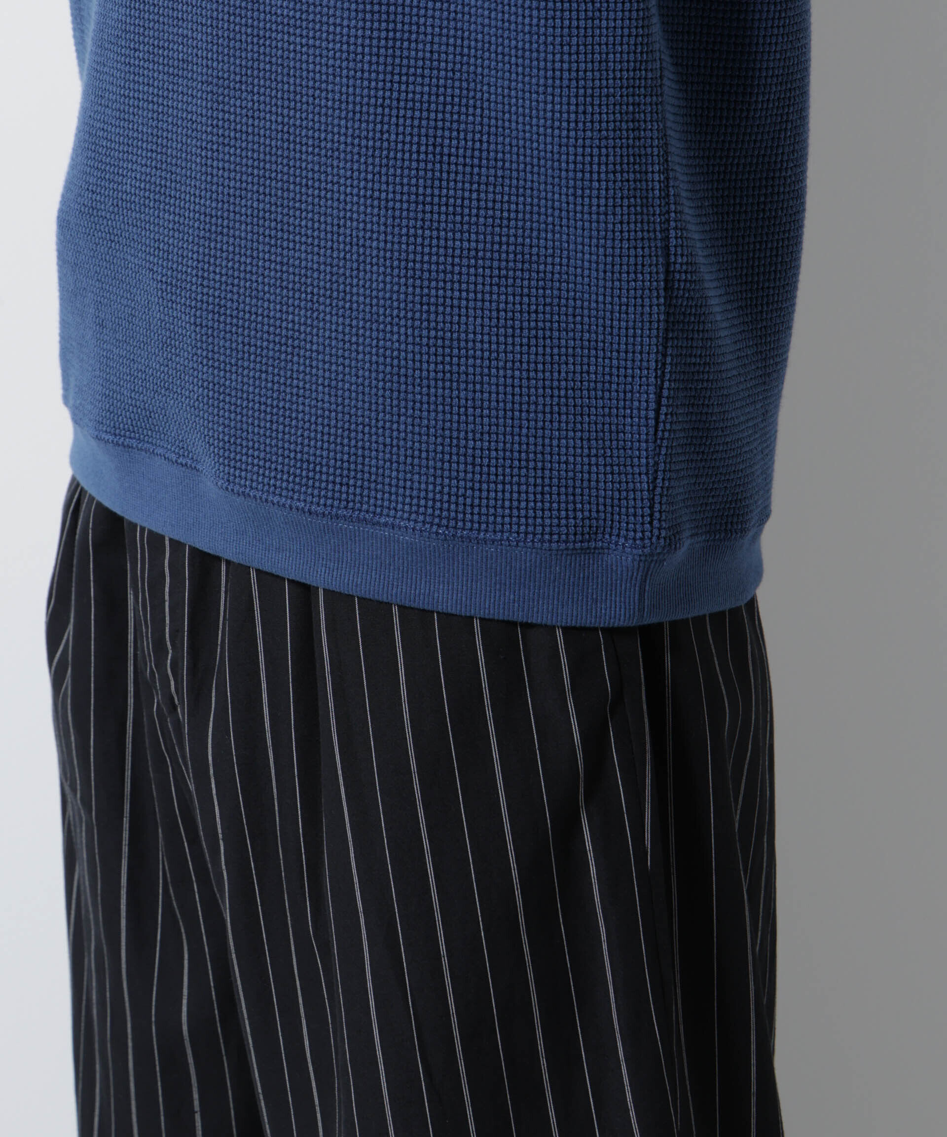 nano･universe「テックワッフルクルーネックTシャツ 半袖」|Tシャツ・カットソー|