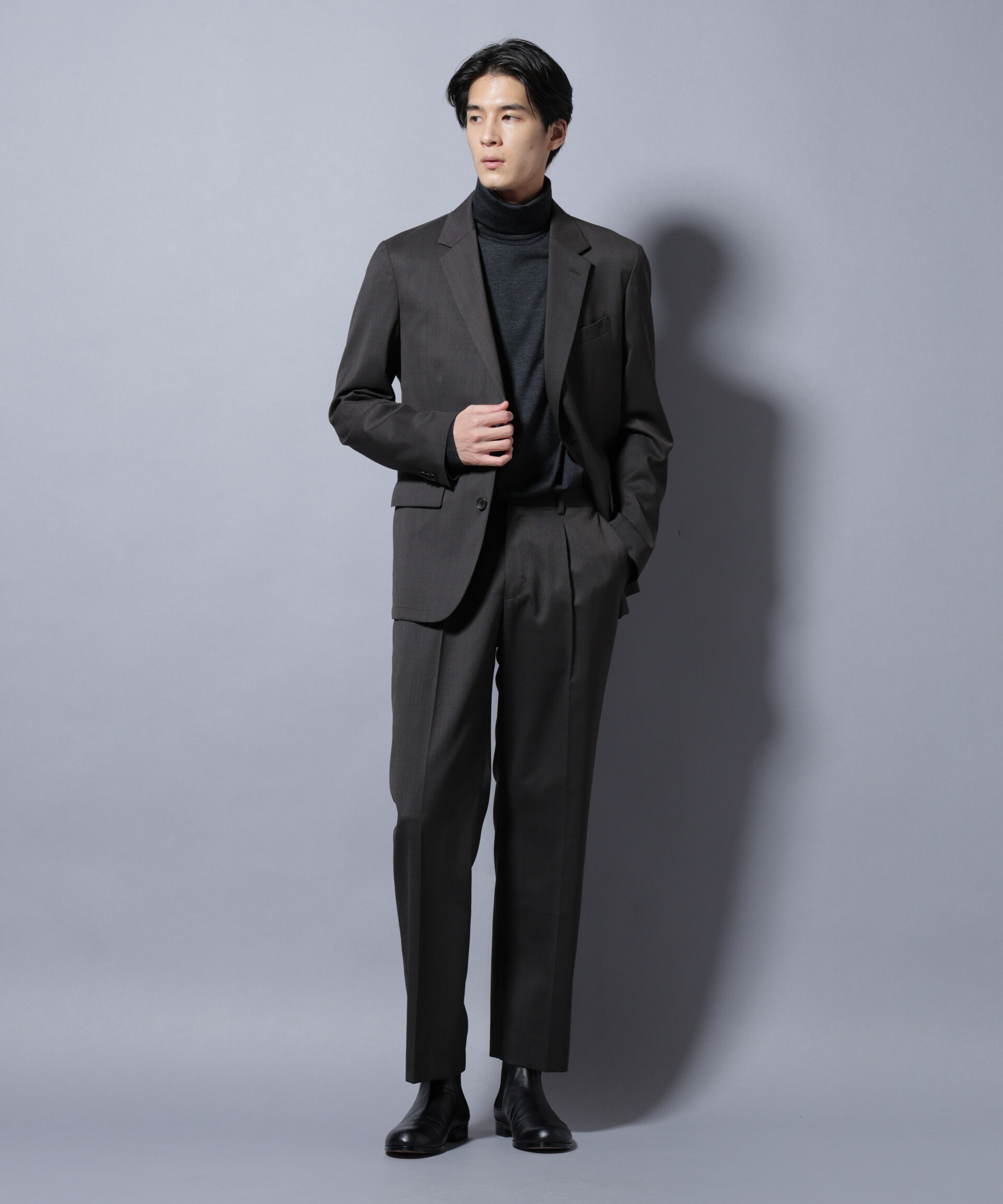 nano･universe「｢Damerino Select｣ RENU(R)T/Wシャドーチェックジャケット（セットアップ可）」|スーツ|