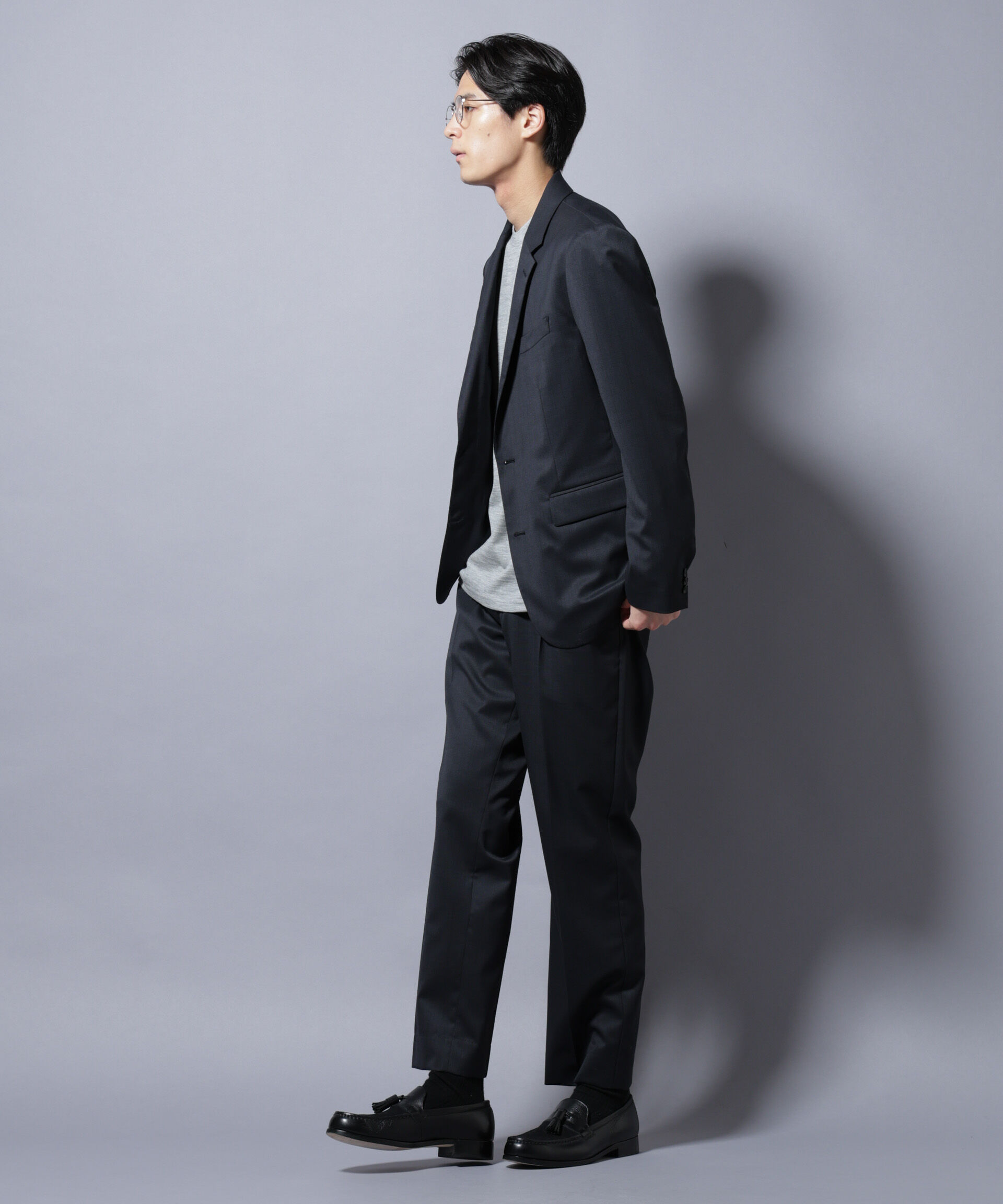 nano･universe「｢Damerino Select｣ RENU(R)T/Wシャドーチェックジャケット（セットアップ可）」|スーツ|