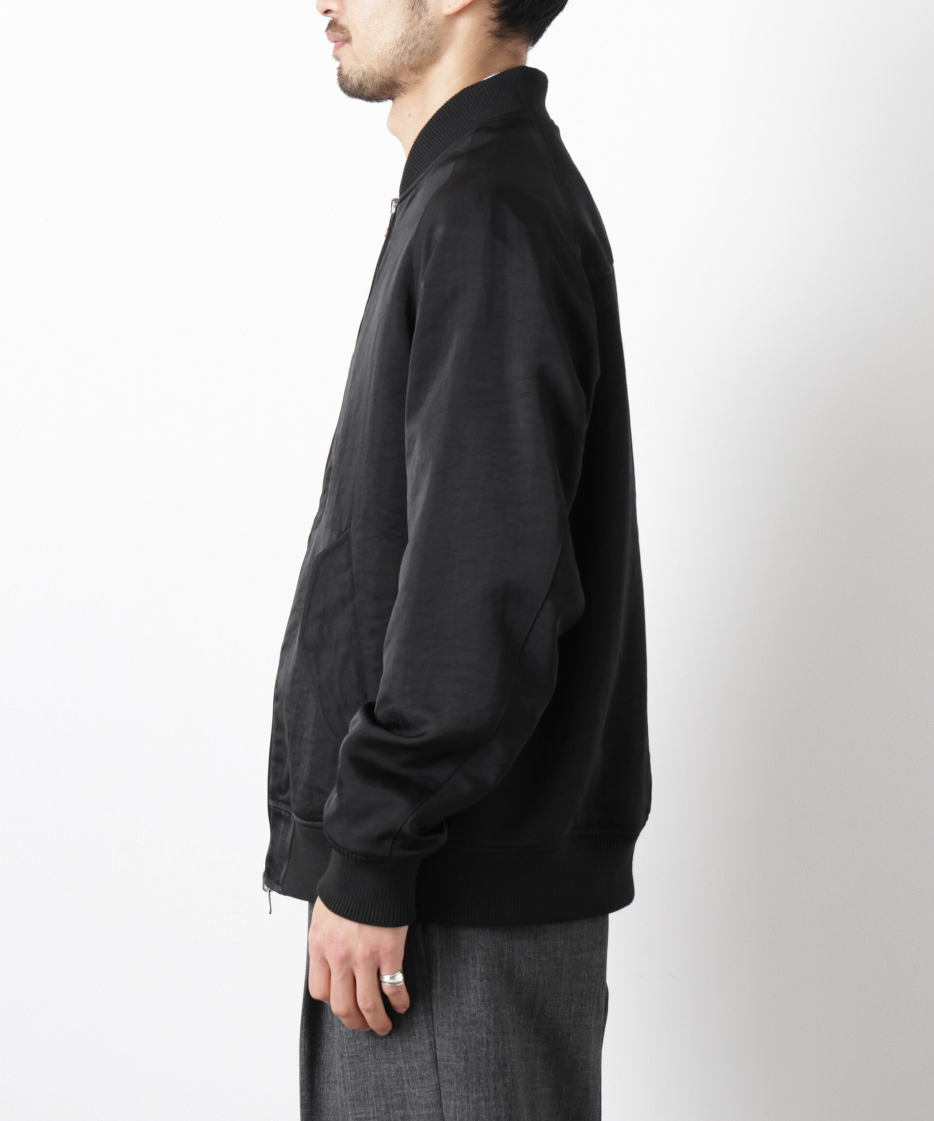 nano･universe「リバーシブル MA-1」|ブルゾン・スタジャン|