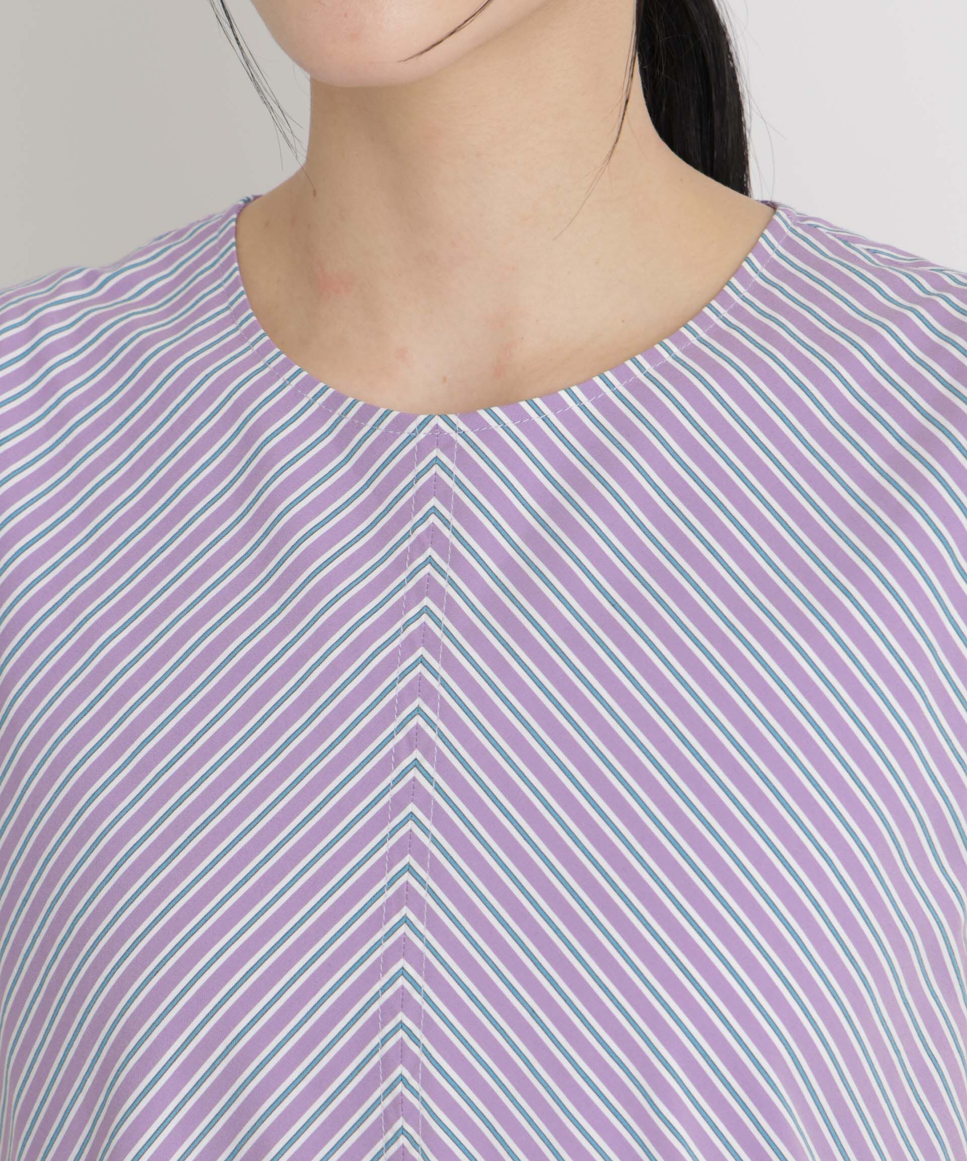 nano･universe「ストライプティアードワンピース」|ワンピース|