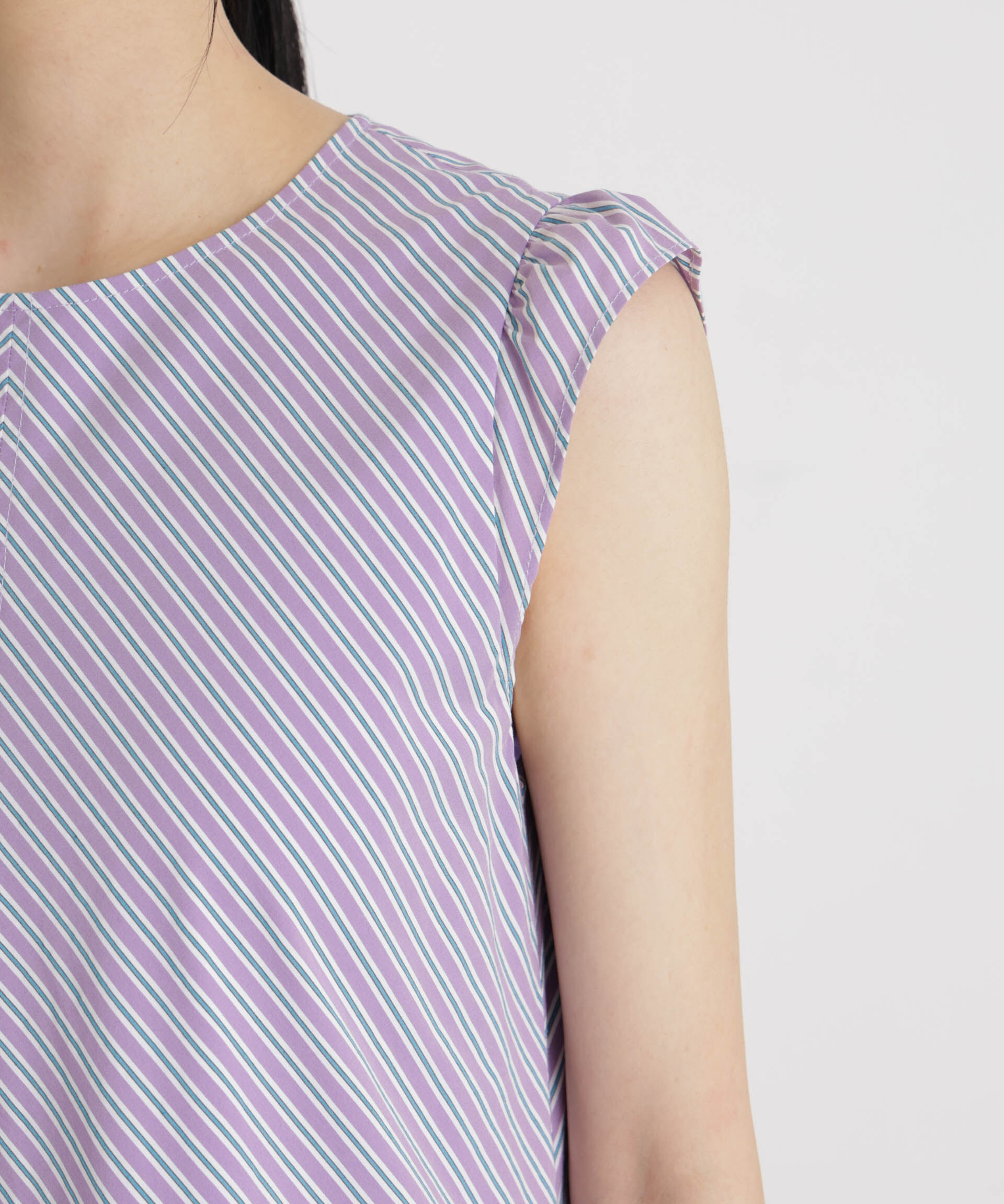 nano･universe「ストライプティアードワンピース」|ワンピース|