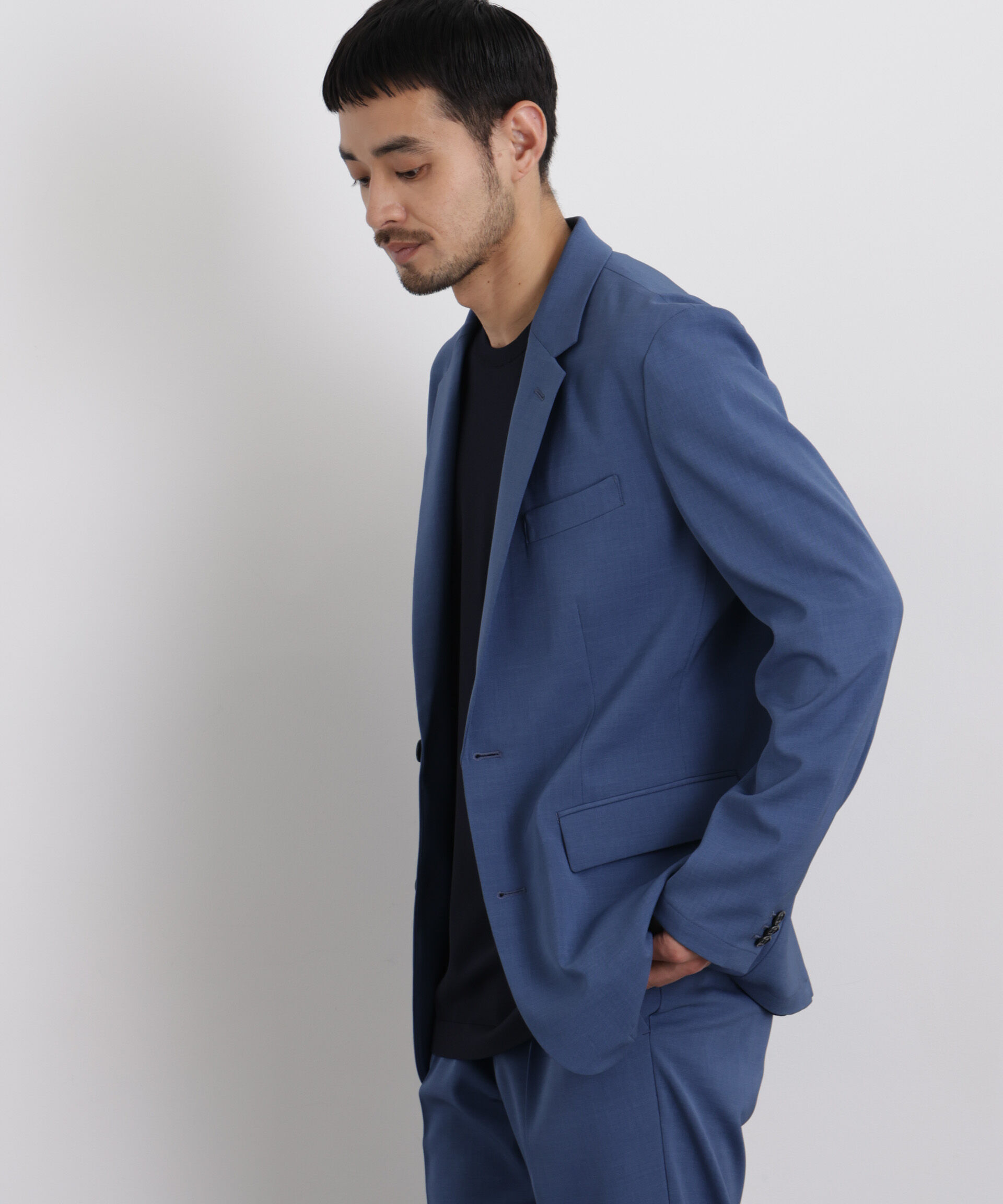 nano･universe「｢Damerino｣ クールタッチストレッチセットアップ/接触冷感.UVカット」|スーツ|