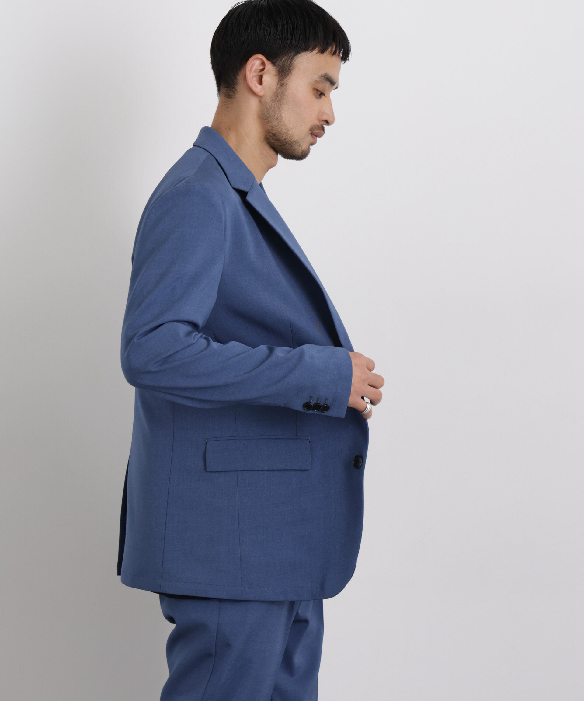 nano･universe「｢Damerino｣ クールタッチストレッチセットアップ/接触冷感.UVカット」|スーツ|