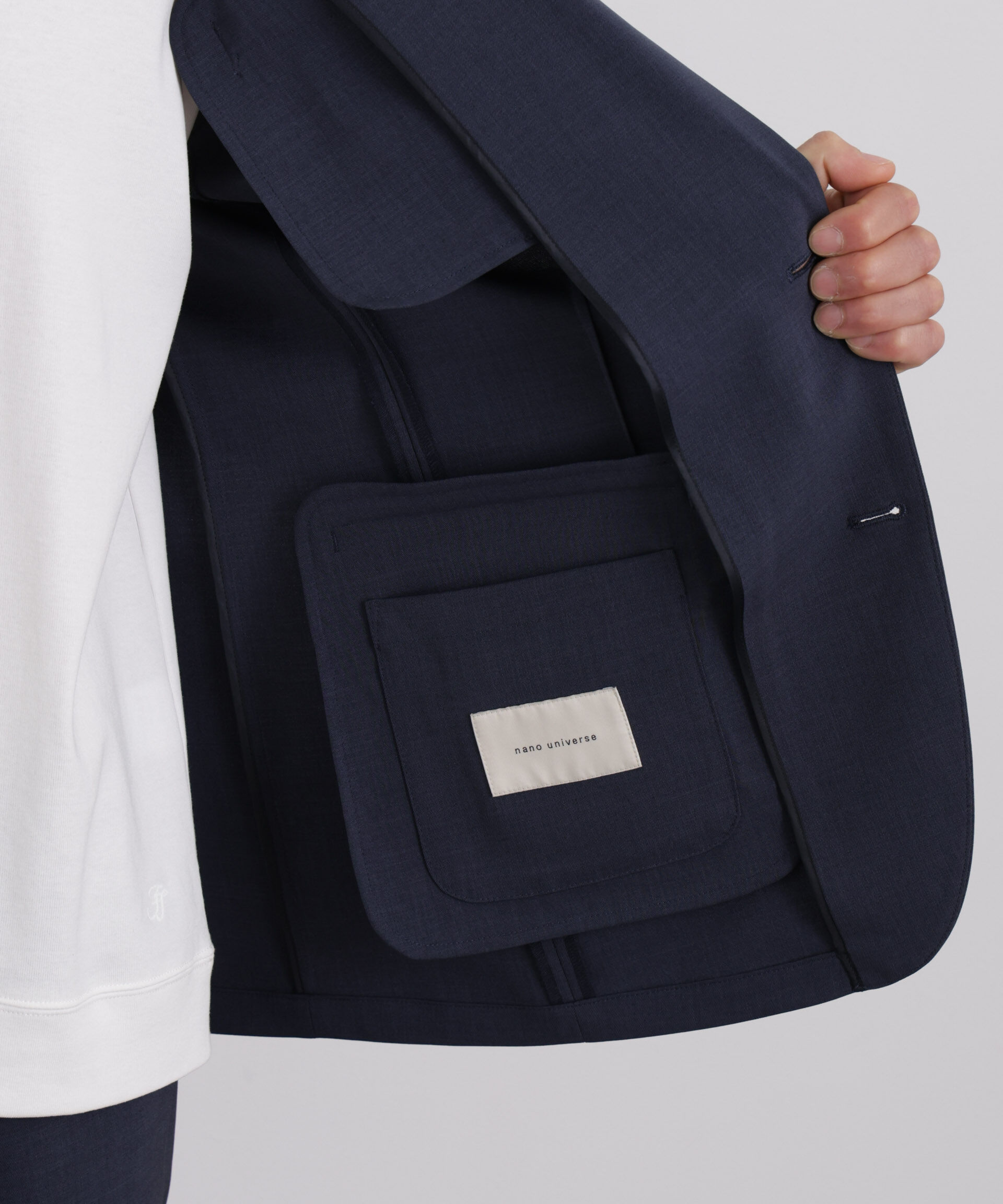 nano･universe「｢Damerino｣ クールタッチストレッチセットアップ/接触冷感.UVカット」|スーツ|