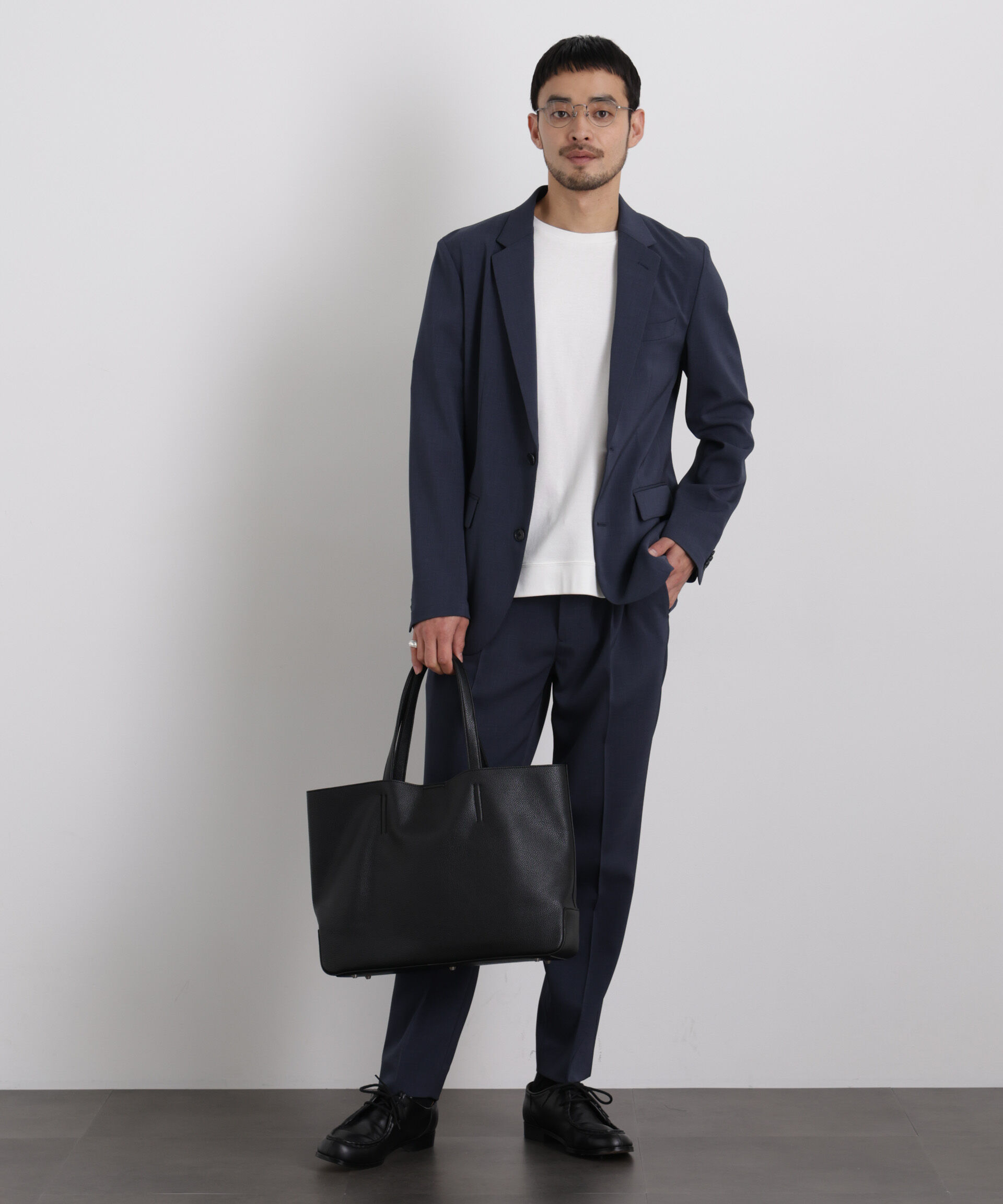 nano･universe「｢Damerino｣ クールタッチストレッチセットアップ/接触冷感.UVカット」|スーツ|