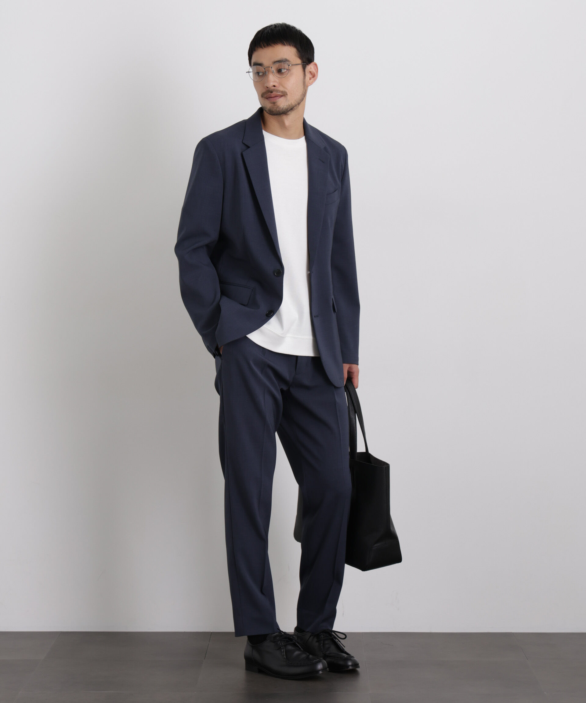 nano･universe「｢Damerino｣ クールタッチストレッチセットアップ/接触冷感.UVカット」|スーツ|