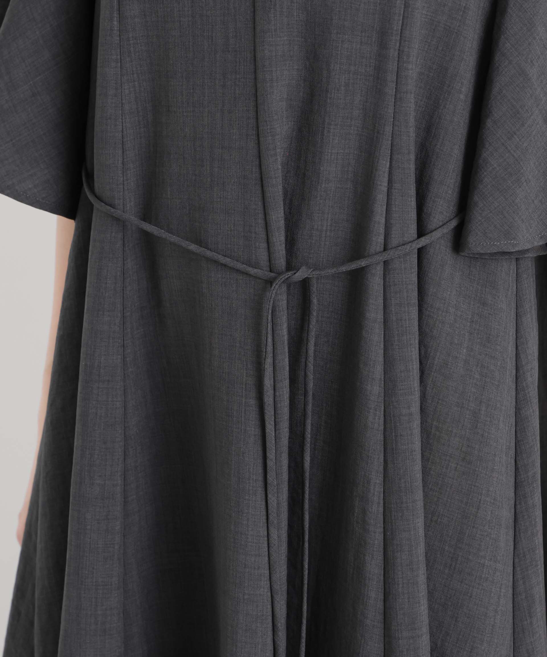 nano･universe「タンブラーブッチャーフレアスリーブワンピース」|ワンピース|