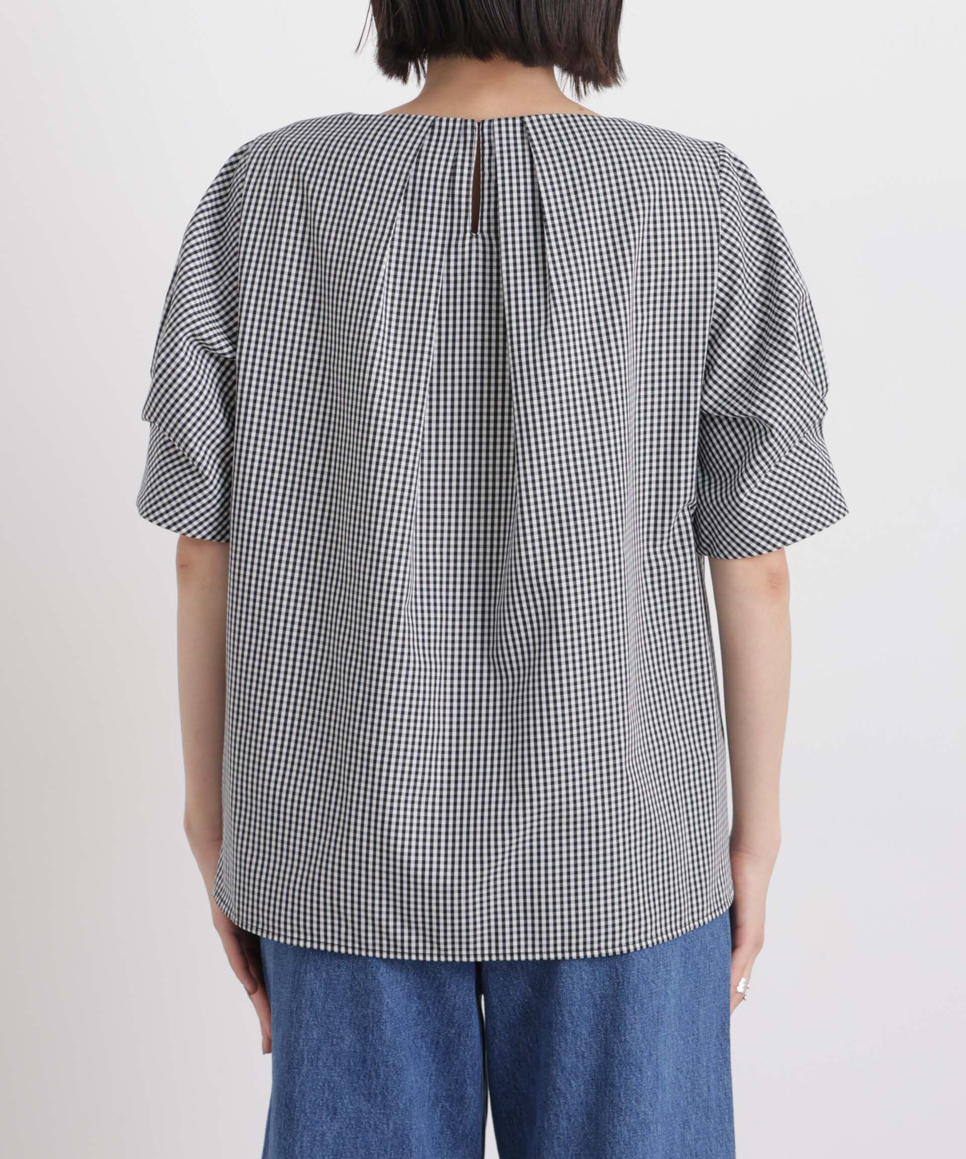 nano･universe「変形スリーブプルオーバーブラウス」|シャツ・ブラウス|