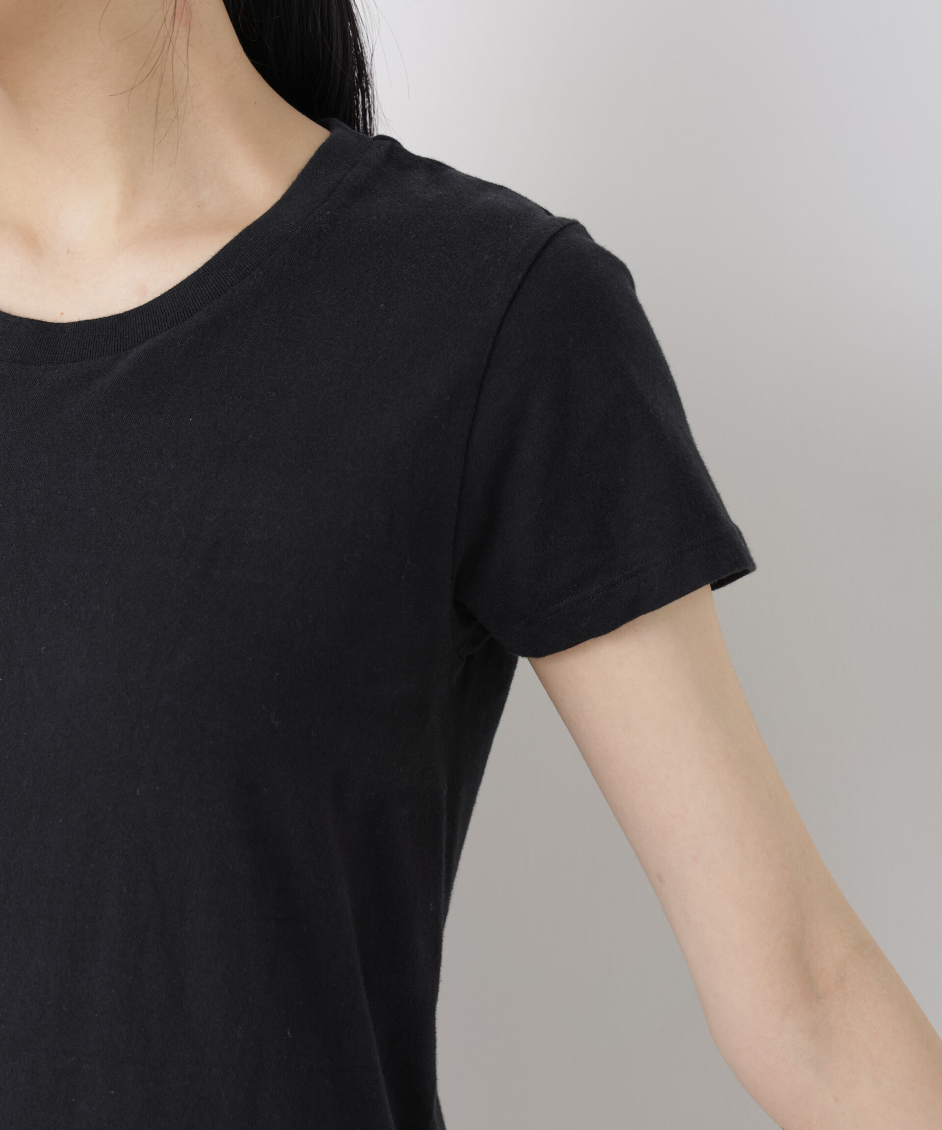 nano･universe「Hanes/2P JapanFit for HER クルーネックTシャツ」|Tシャツ・カットソー|