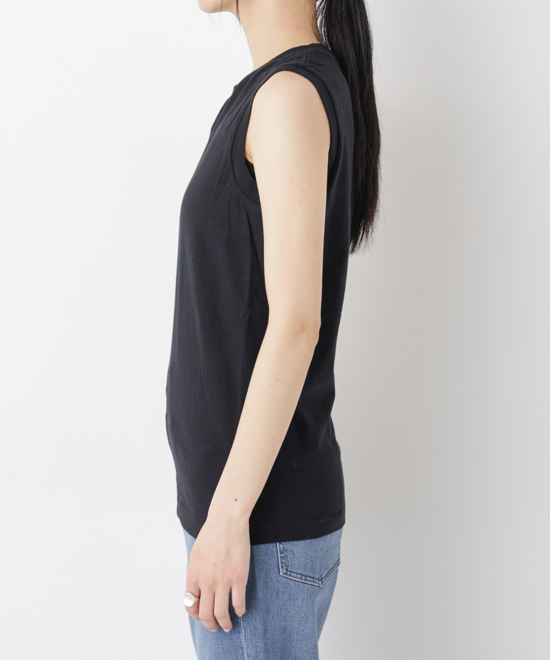 nano･universe「Hanes/2P JapanFit for HER スリーブレスTシャツ」|Tシャツ・カットソー|