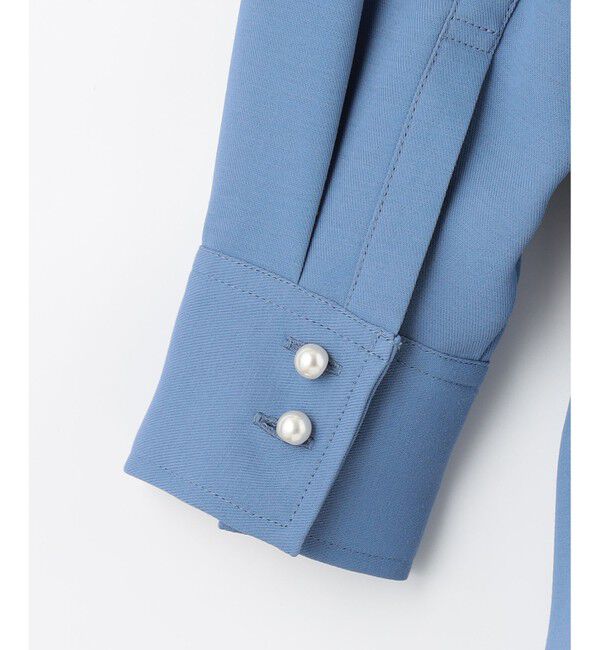 組曲「【サッシュベルト付き】パールボタンシャツワンピース」|ワンピース|