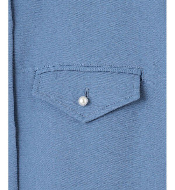 組曲「【サッシュベルト付き】パールボタンシャツワンピース」|ワンピース|