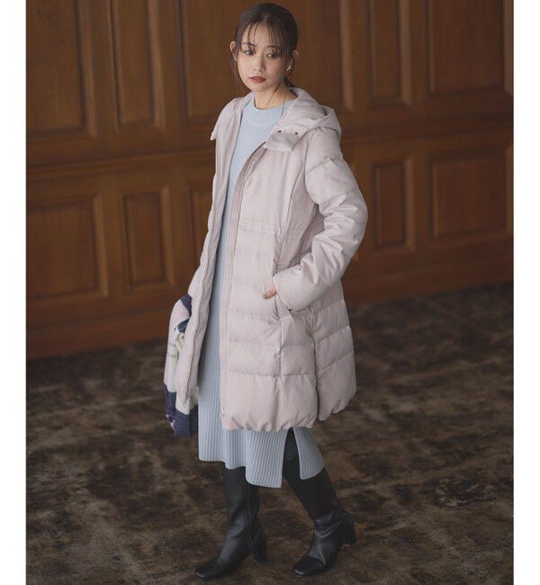 組曲「【洗える】ライトタフタロングダウン」|ダウン|