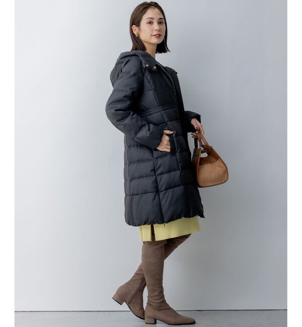 組曲「【洗える】ライトタフタロングダウン」|ダウン|