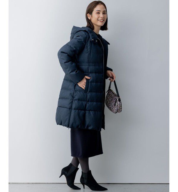 組曲「【洗える】ライトタフタロングダウン」|ダウン|