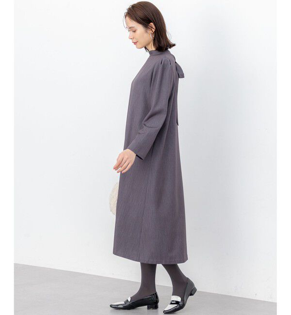 組曲「【前後着用可】ラメストライプボウタイ ワンピース」|ワンピース|