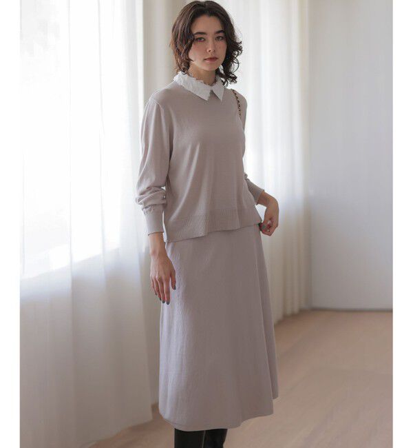 組曲「襟付きニットアップ」|スーツ|