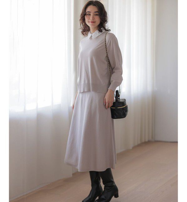 組曲「襟付きニットアップ」|スーツ|