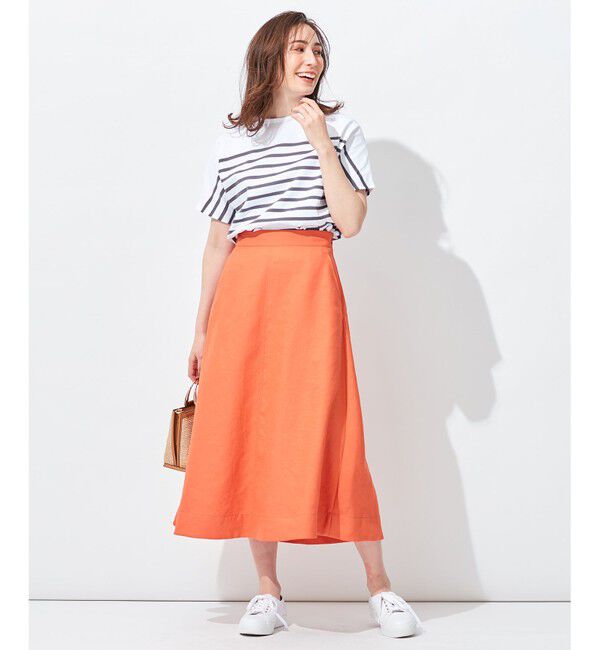 自由区「【洗える】Le minor(ルミノア) ボーダーカットソー」|Tシャツ・カットソー|